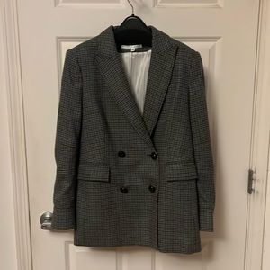 Veronica Beard Pyle Dickey Wool Blend Jacket in Sage